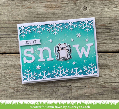 Lawn Fawn - Snowflake Border