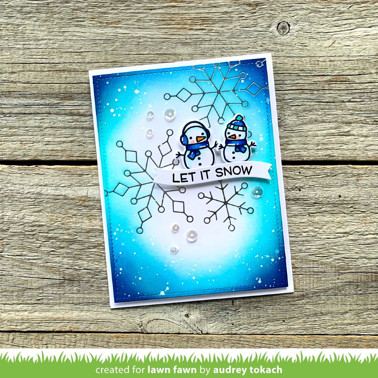 Lawn Fawn - Snowflake Duo Hot Foil Plates