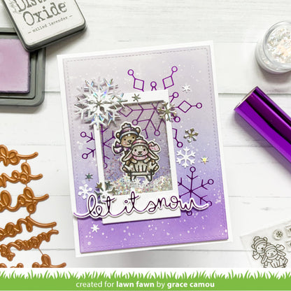 Lawn Fawn - Snowflake Duo Hot Foil Plates