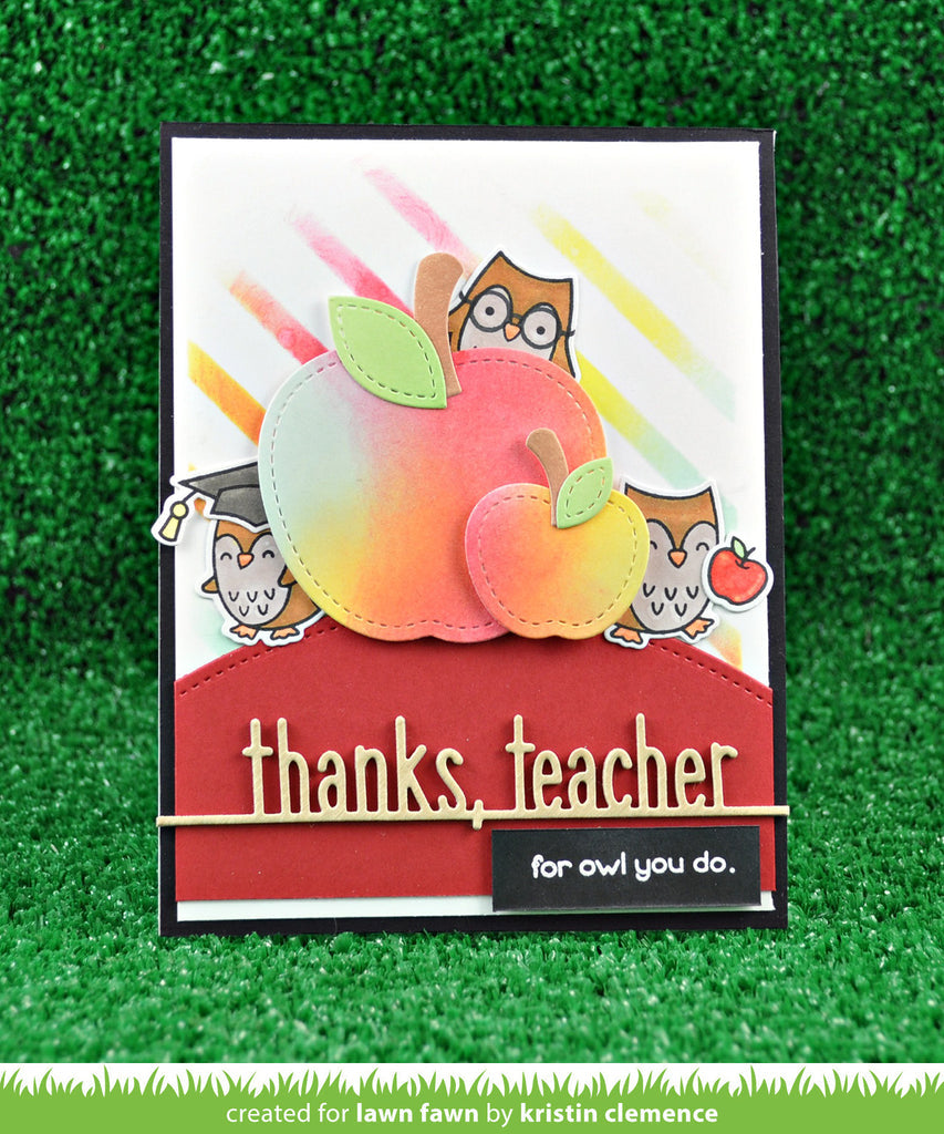 Lawn Fawn - Thanks, Teacher Liner Border