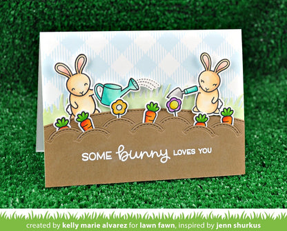 Lawn Fawn - Stitched Garden Border
