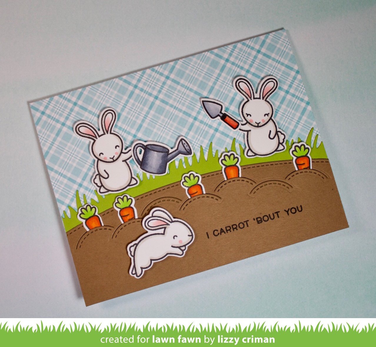 Lawn Fawn - Stitched Garden Border
