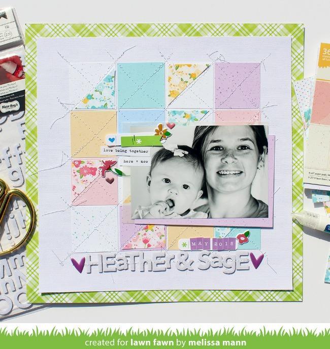 Lawn Fawn - Spiffy Speckles - Petite Paper Pack 6x6"