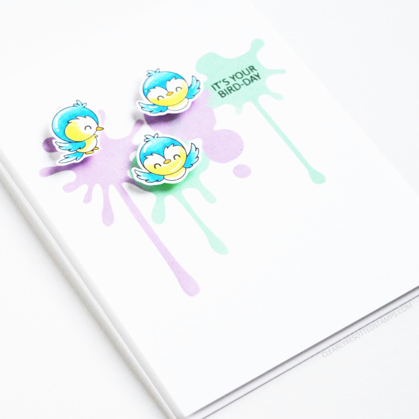 Clearly Besotted - Splotch It Stencil