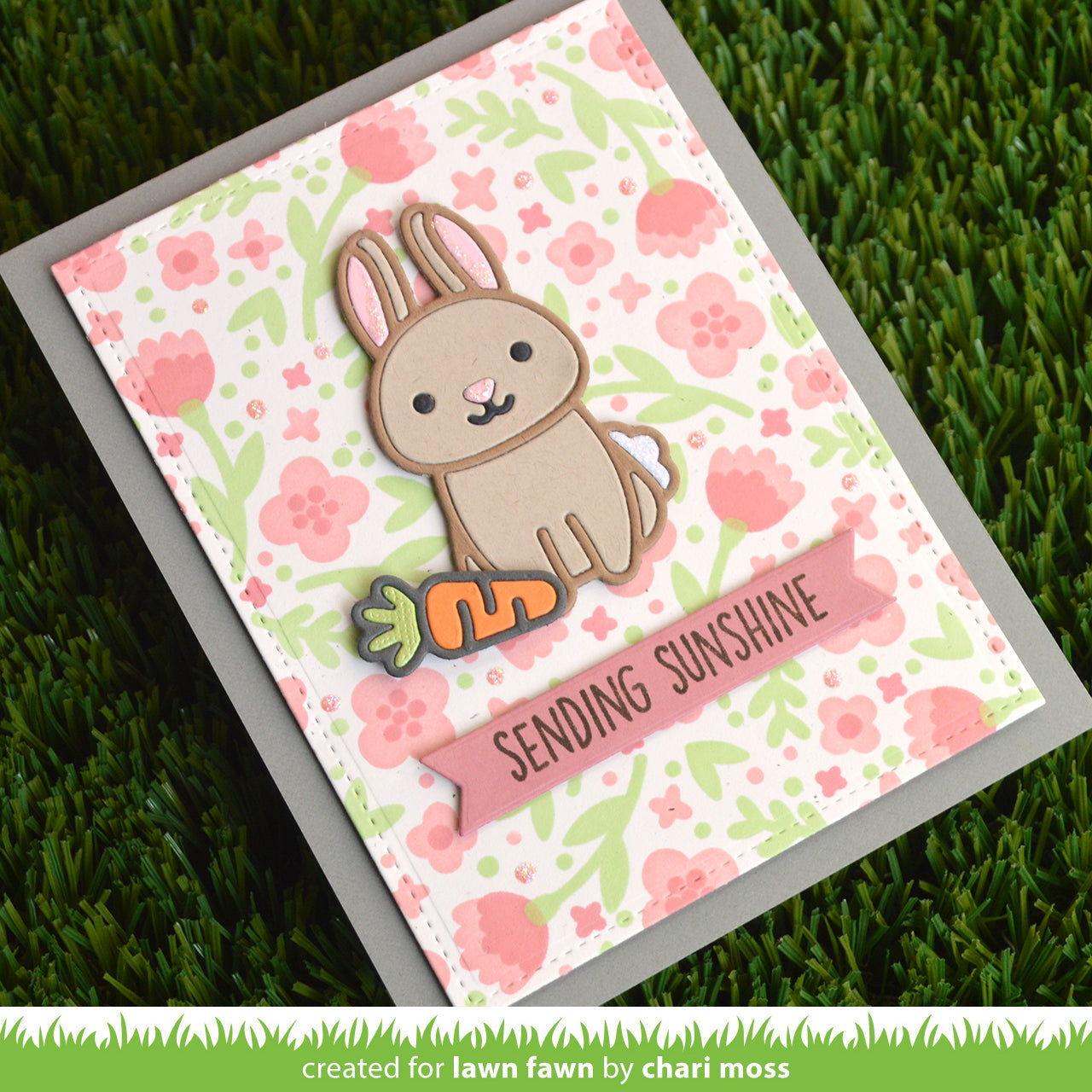 Lawn Fawn - Spring Blossoms Background Stencils (3pcs)