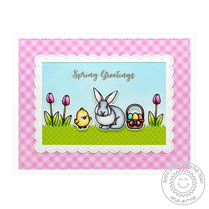 Sunny Studio - Gingham Pastels Paper Pad 6x6"