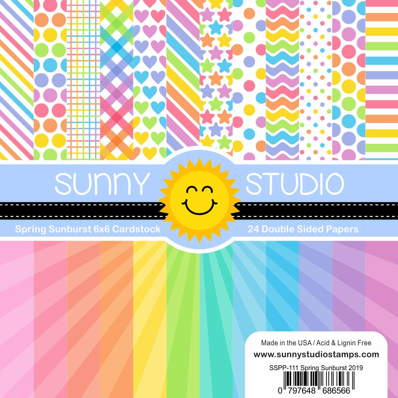 Sunny Studio - Spring Sunburst Paper Pad 6x6"