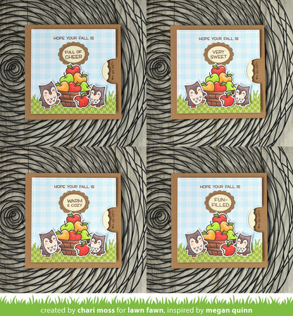 Lawn Fawn - Reveal Wheel Holiday Sentiments