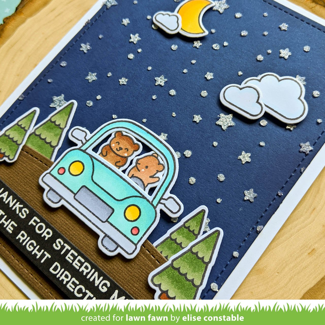 Lawn Fawn - Starry Sky Stencil