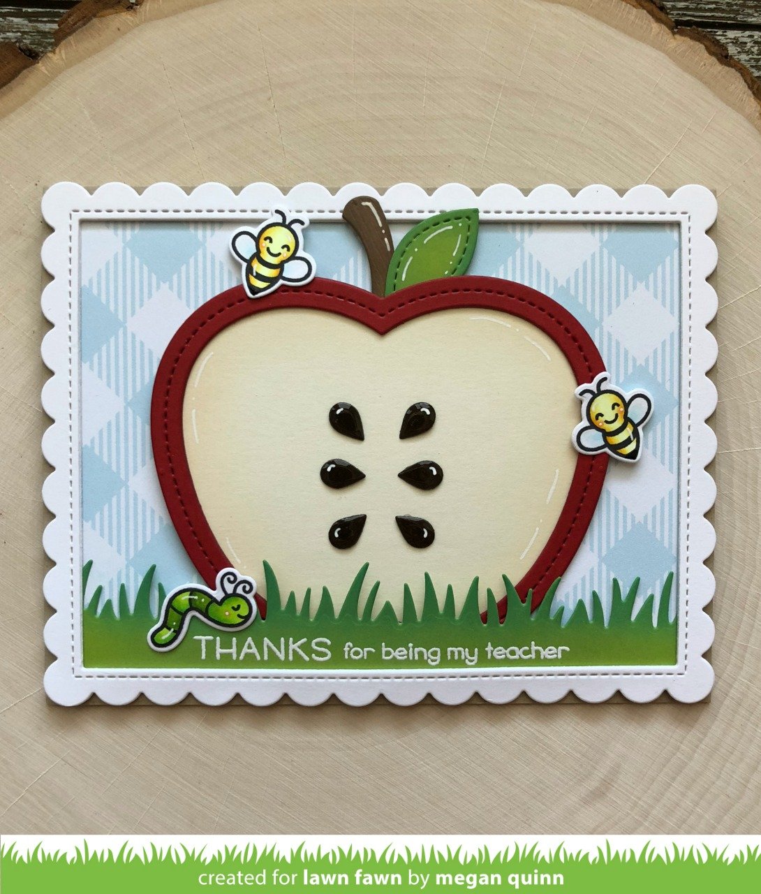 Lawn Fawn - Stitched Apple Frames