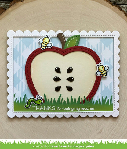 Lawn Fawn - Stitched Apple Frames