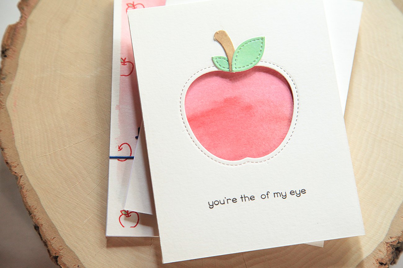 Lawn Fawn - Outside In Stitched Apple Stackables