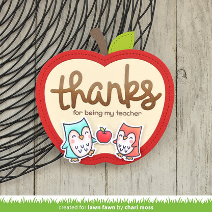 Lawn Fawn - Stitched Apple Frames