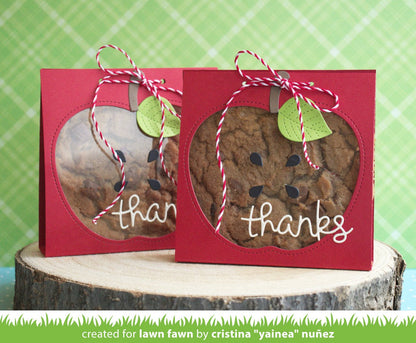 Lawn Fawn - Stitched Apple Frames