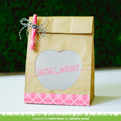 Lawn Fawn - Outside In Stitched Apple Stackables
