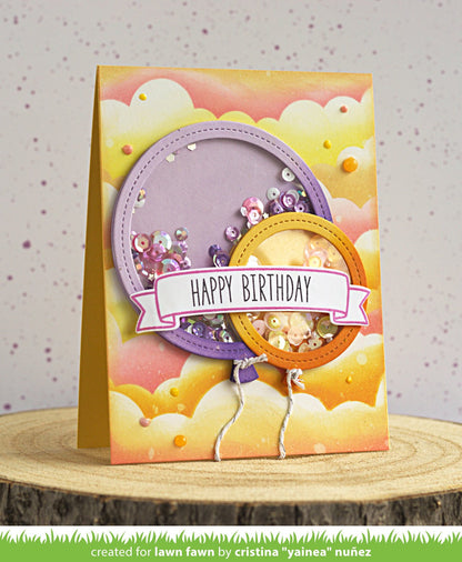 Lawn Fawn - Stitched Balloon Frames