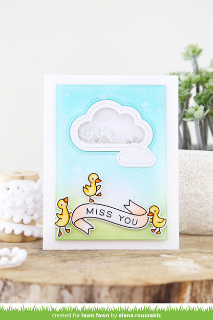 Lawn Fawn - Stitched Cloud Frames
