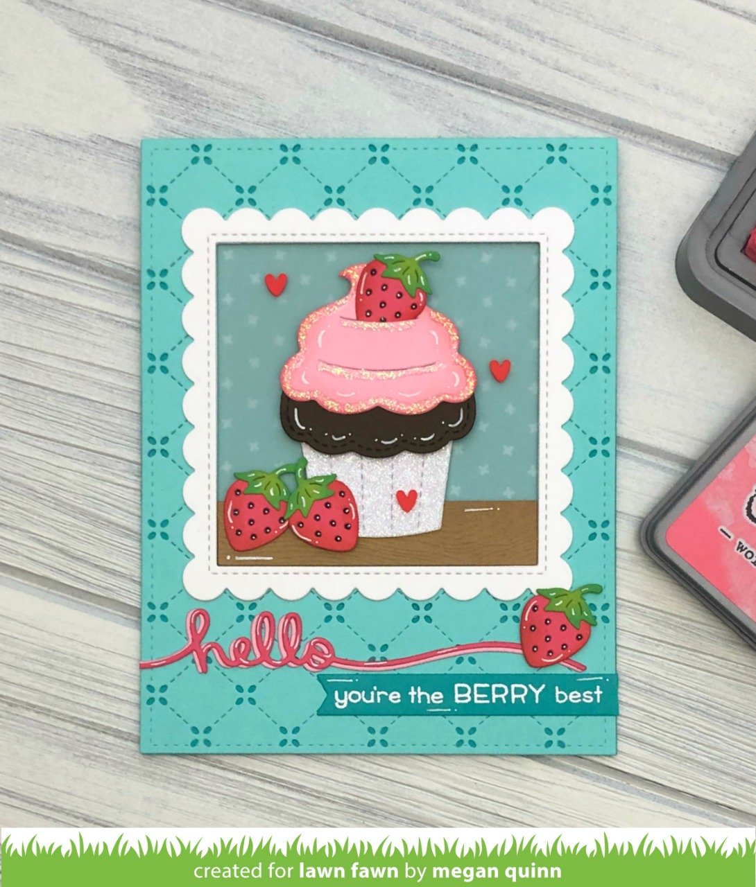 Lawn Fawn - Stitched Cupcake