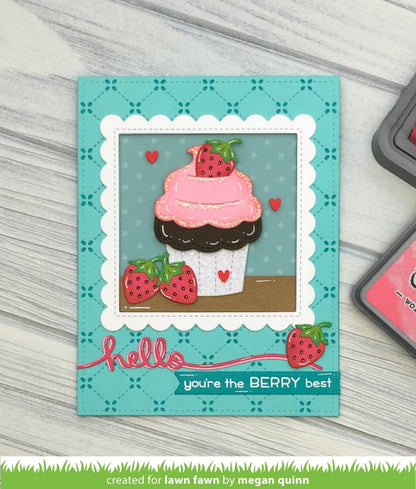 Lawn Fawn - Stitched Cupcake