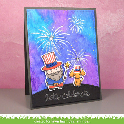 Lawn Fawn - Stitched Fireworks
