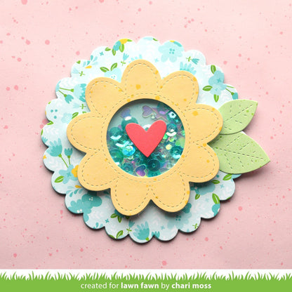 Lawn Fawn - Stitched Flower Frame