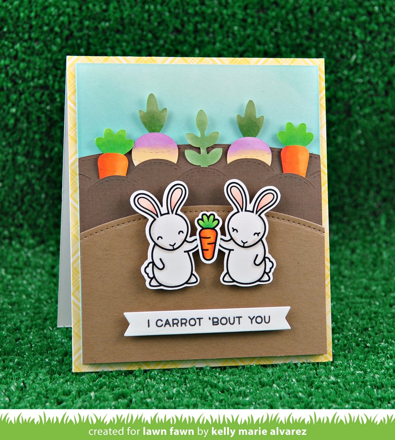 Lawn Fawn - Stitched Garden Border