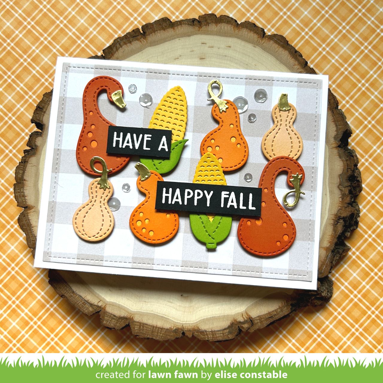 Lawn Fawn - Stitched Gourds