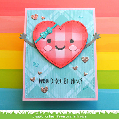 Lawn Fawn - Stitched Happy Heart
