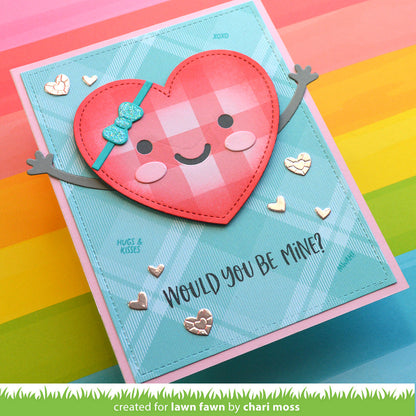 Lawn Fawn - Stitched Happy Heart