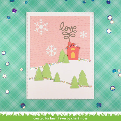 Lawn Fawn - Stitched Hillside Backdrop: Portrait