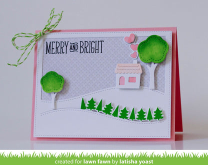 Lawn Fawn - Stitched Hillside Backdrop: Landscape