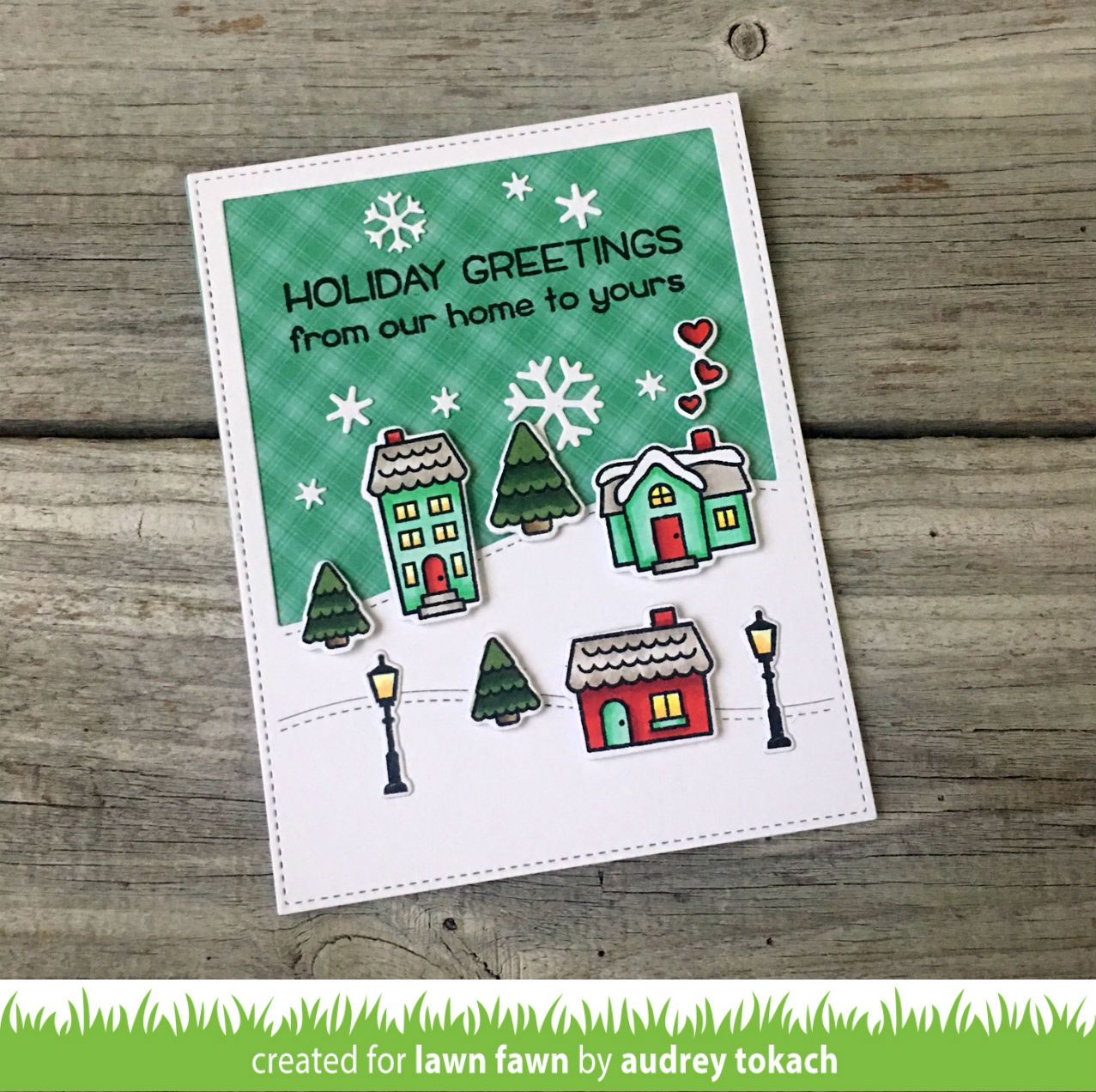 Lawn Fawn - Stitched Hillside Backdrop: Portrait