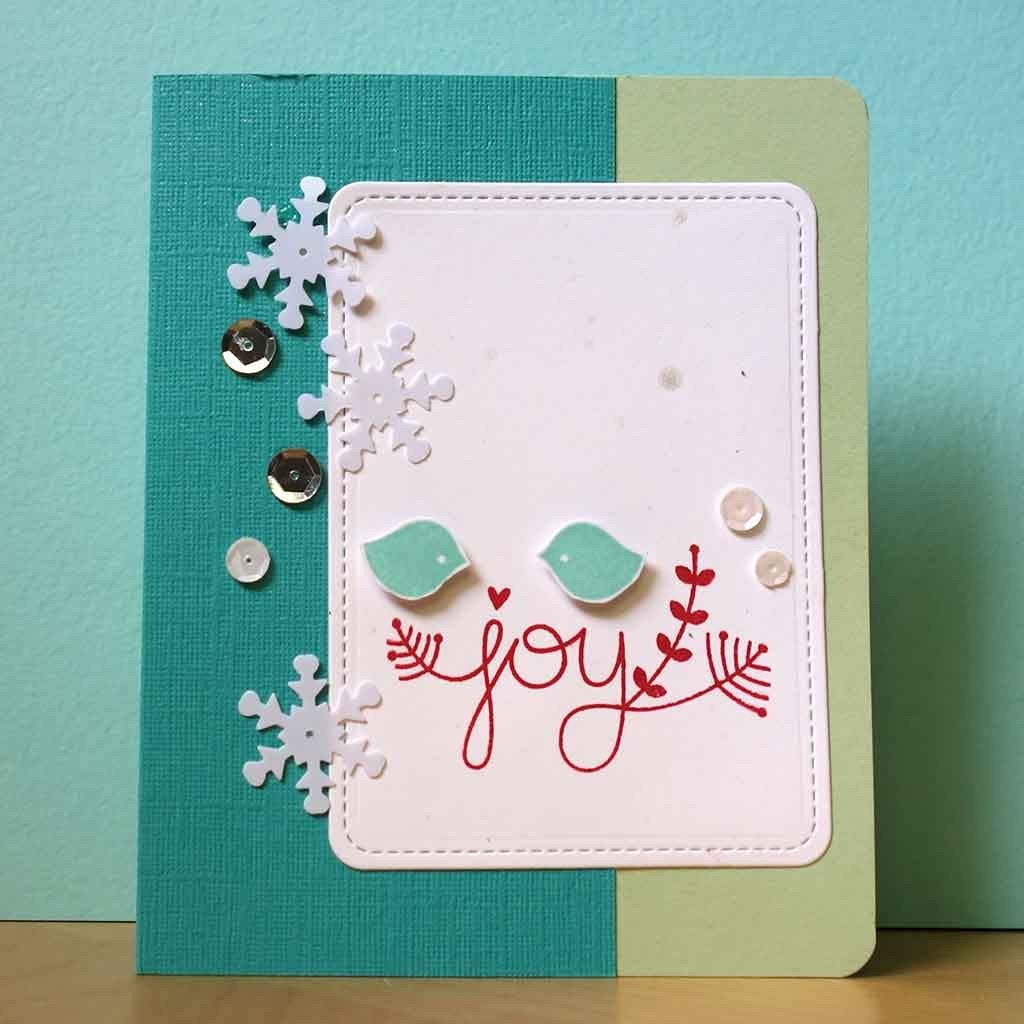 Lawn Fawn - Stitched Journaling Card