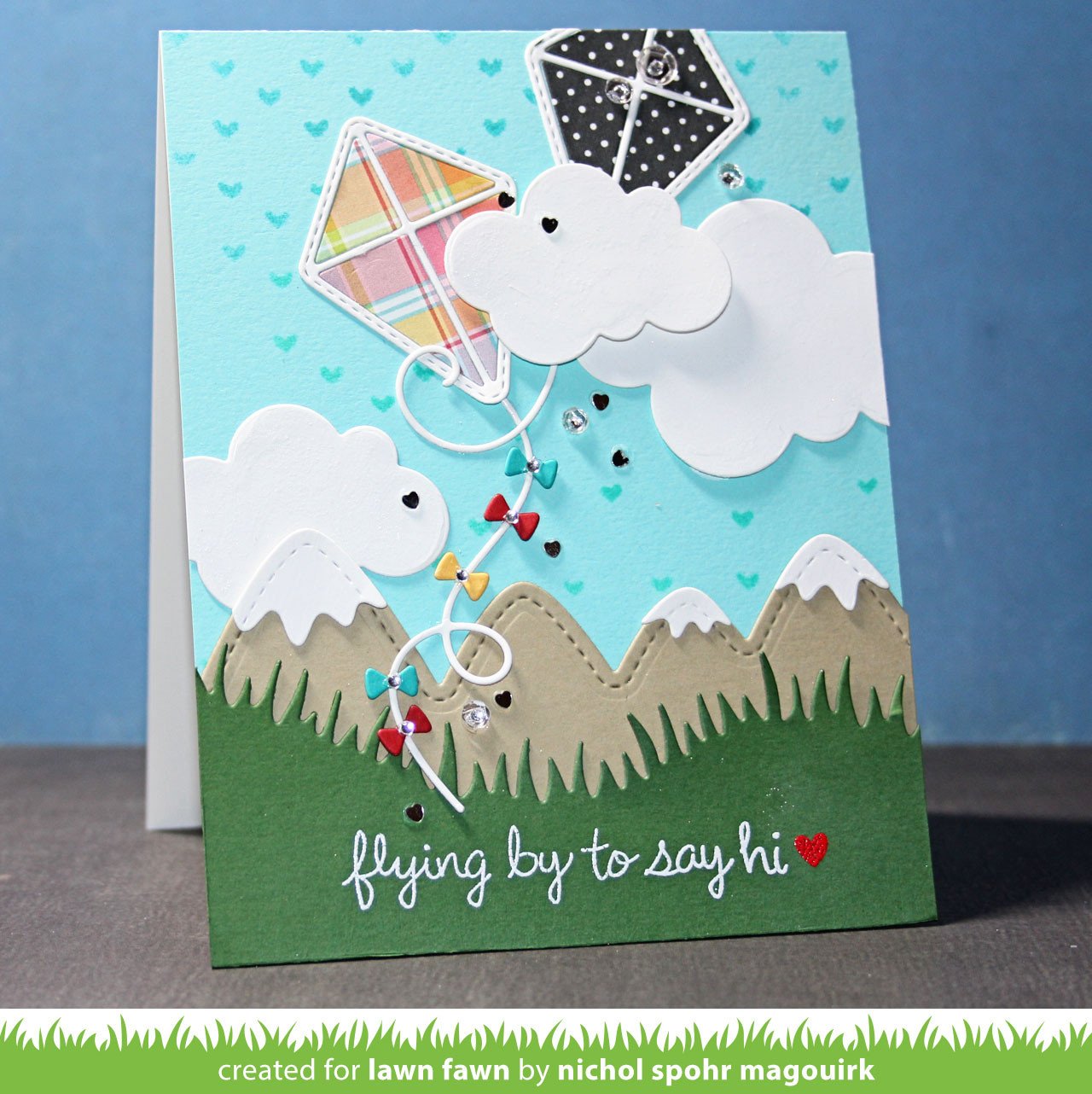 Lawn Fawn - Stitched Mountain Borders
