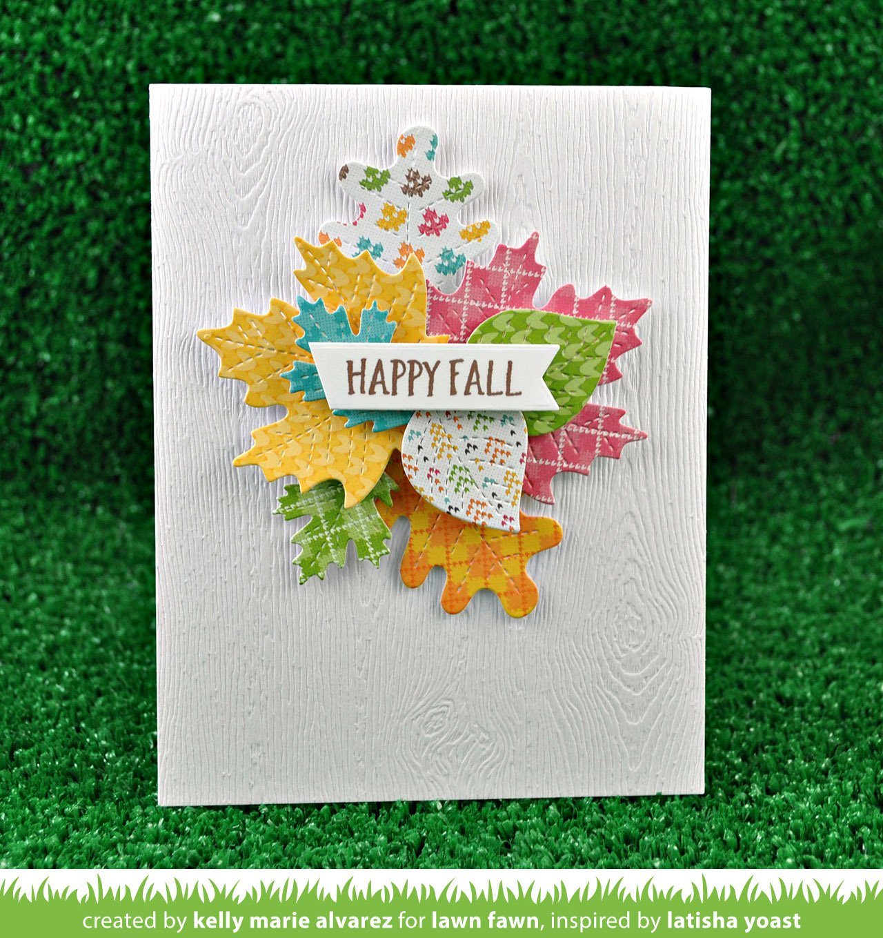 Lawn Fawn - Stitched Leaves