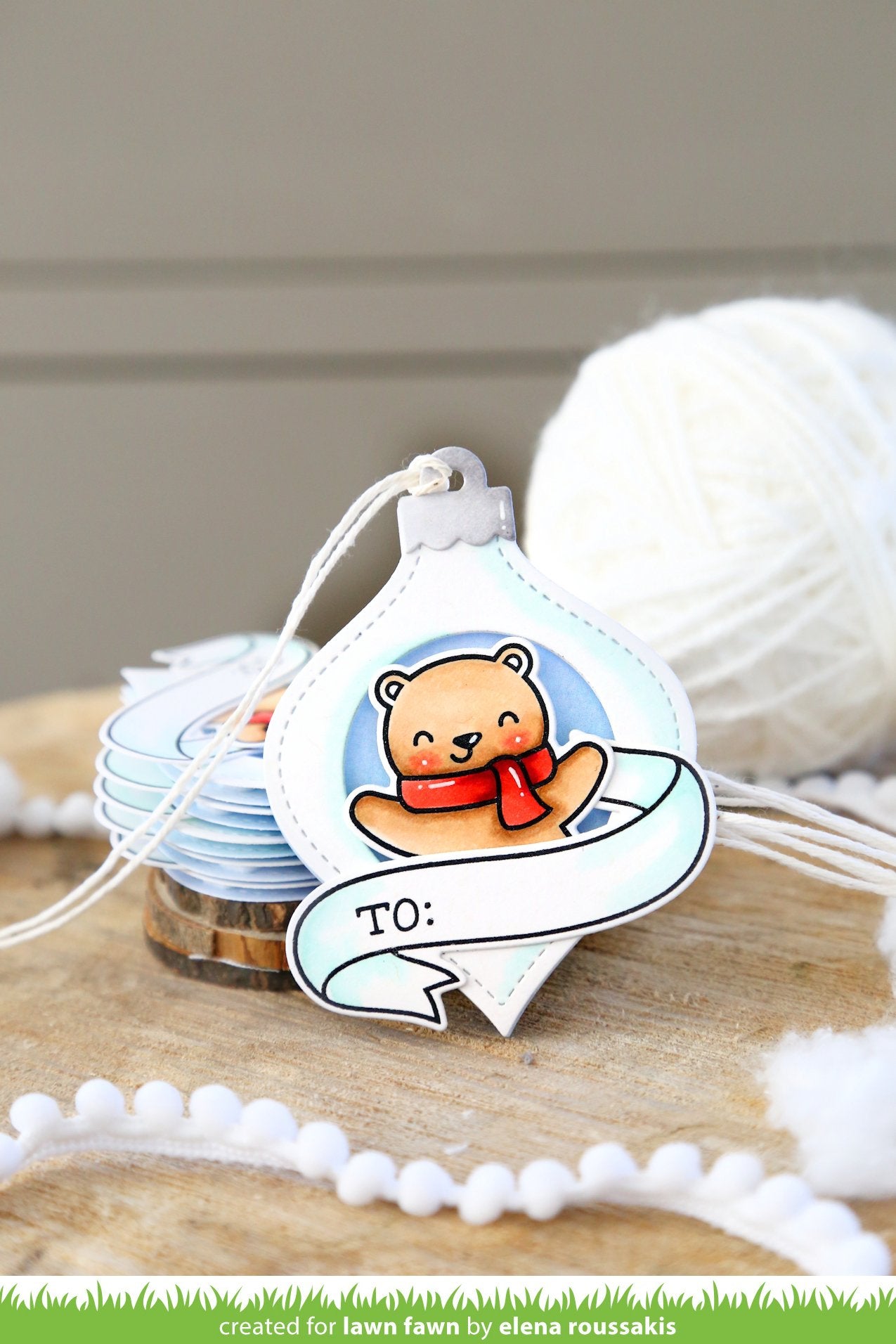 Lawn Fawn - Stitched Ornaments