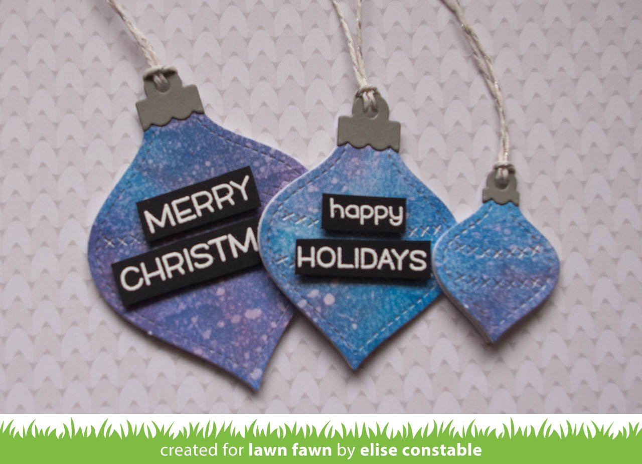 Lawn Fawn - Stitched Ornaments