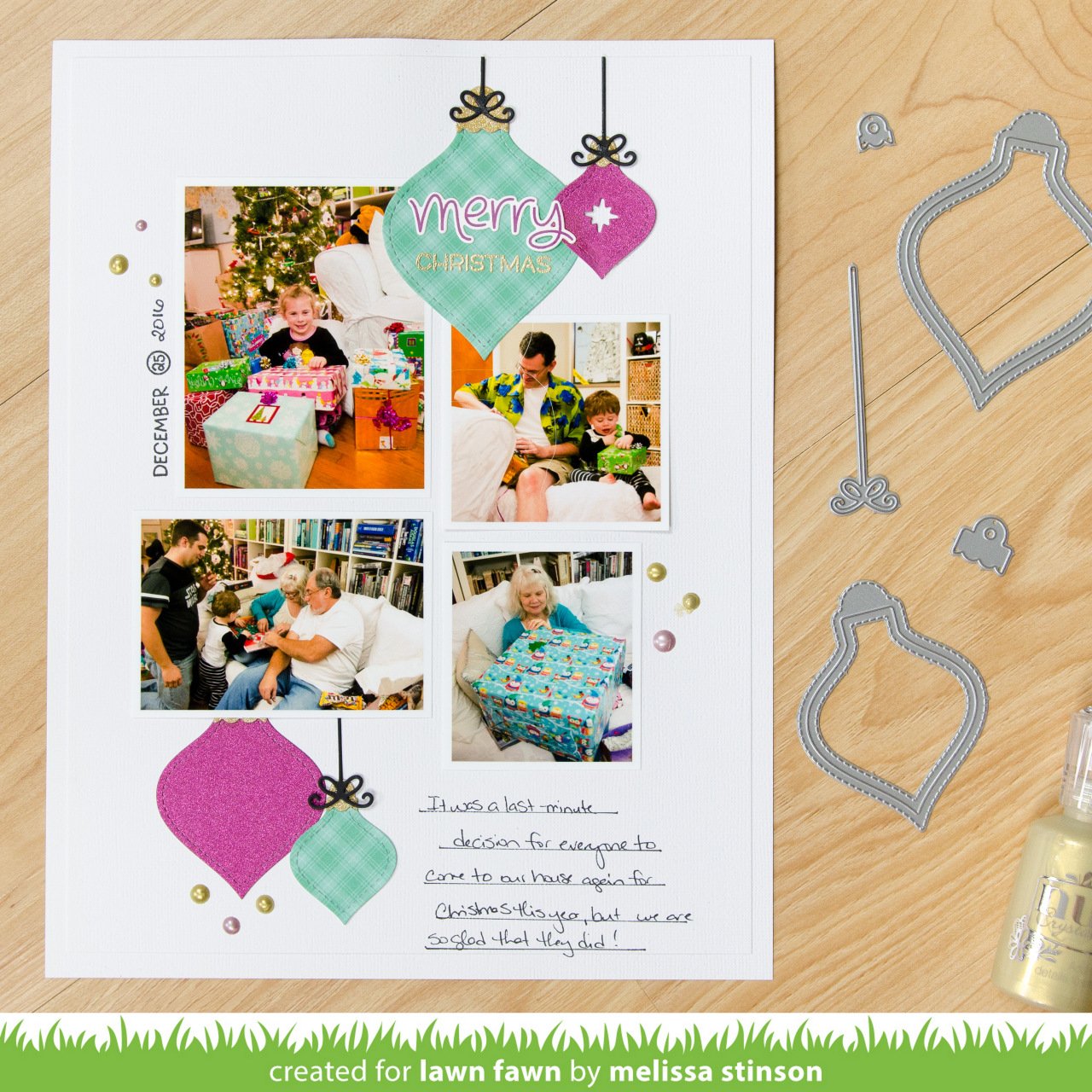 Lawn Fawn - Stitched Ornaments