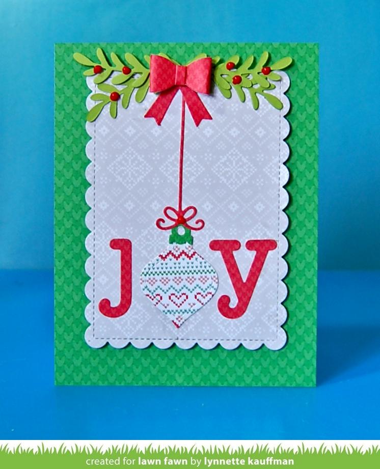 Lawn Fawn - Stitched Ornaments