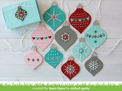 Lawn Fawn - Stitched Ornaments