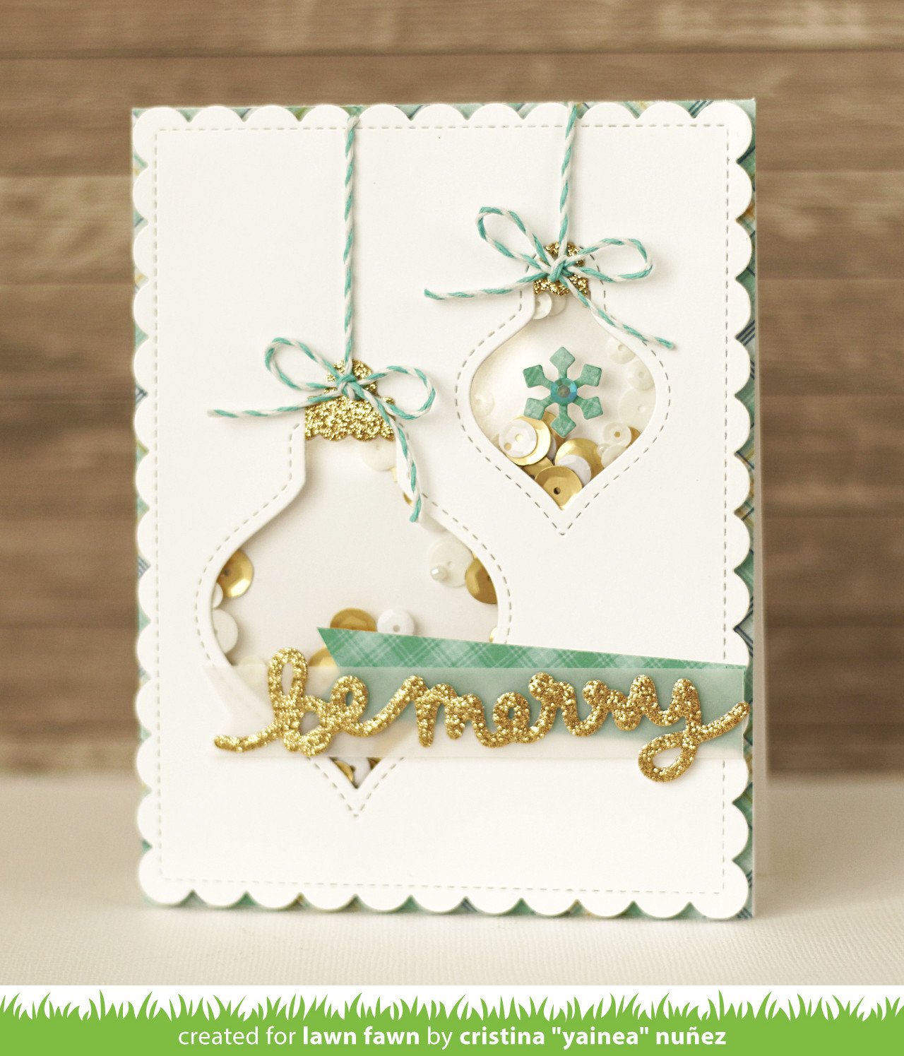 Lawn Fawn - Stitched Ornaments