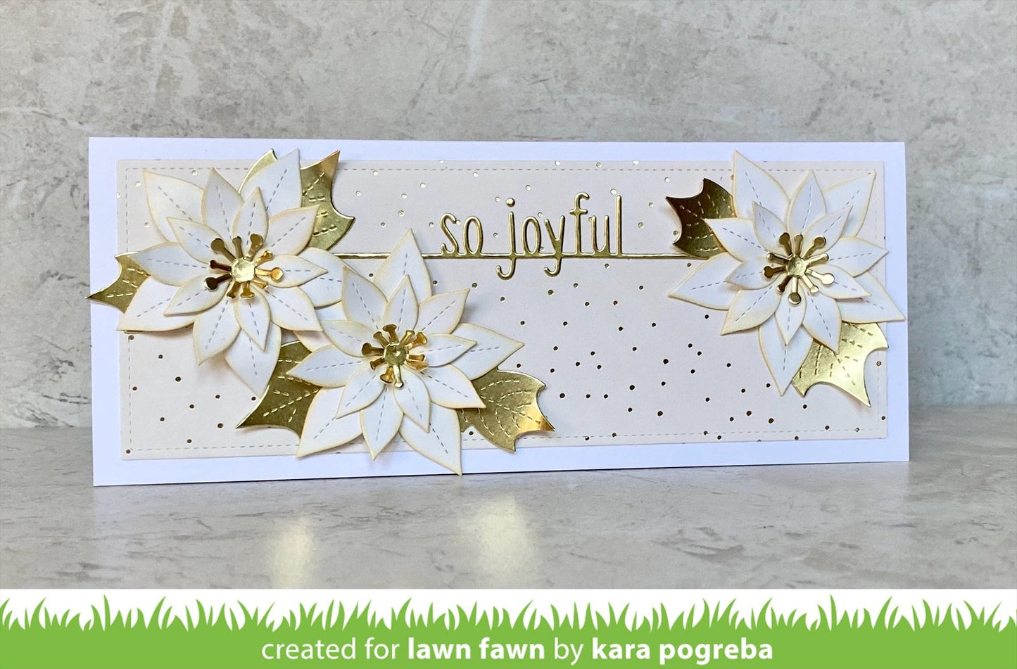 Lawn Fawn - So Joyful Line Border