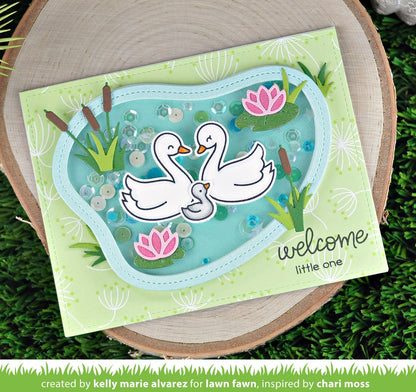 Lawn Fawn - Stitched Pond Frame