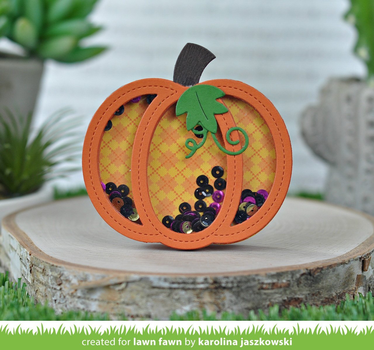 Lawn Fawn - Outside In Stitched Pumpkin
