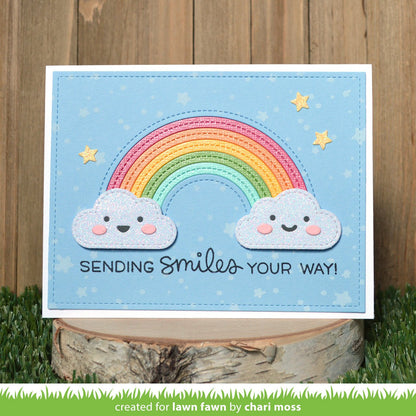 Lawn Fawn - Stitched Rainbow