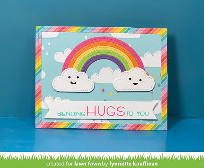 Lawn Fawn - Stitched Rainbow