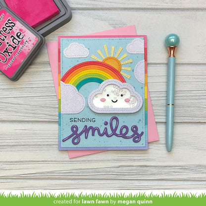 Lawn Fawn - Stitched Rainbow