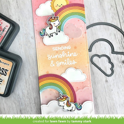 Lawn Fawn - Stitched Rainbow