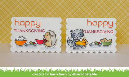 Lawn Fawn - Outside In Stitched Scalloped Rectangle Stackables