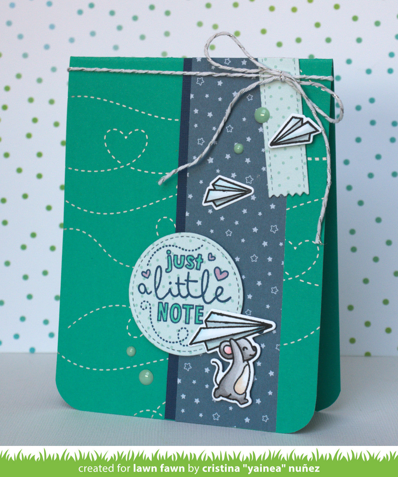 Lawn Fawn - Stitched Trails Hot Foil Plates